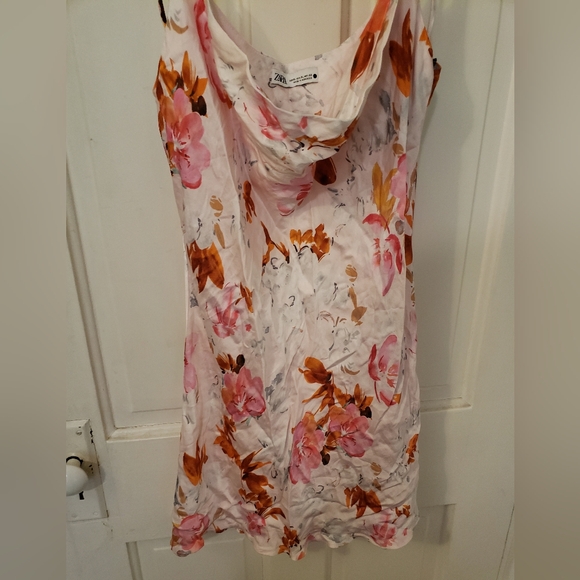 Zara Sexy Floral Slip Dress - Picture 5 of 9